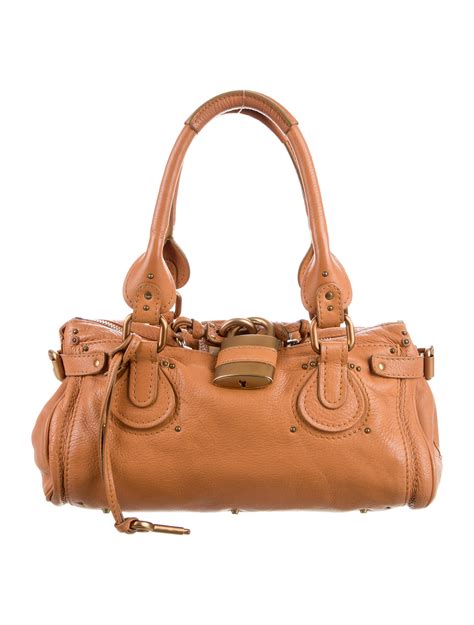 chloe paddington leather bags